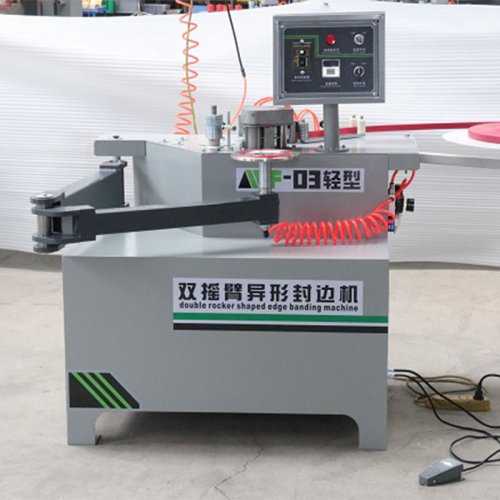 Light rocker arm edge banding machine