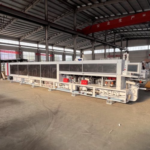 LW-868PUR Heavy-Duty high-speed and precise Automatic edge banding machine with magnetic levitation synchronous side holes