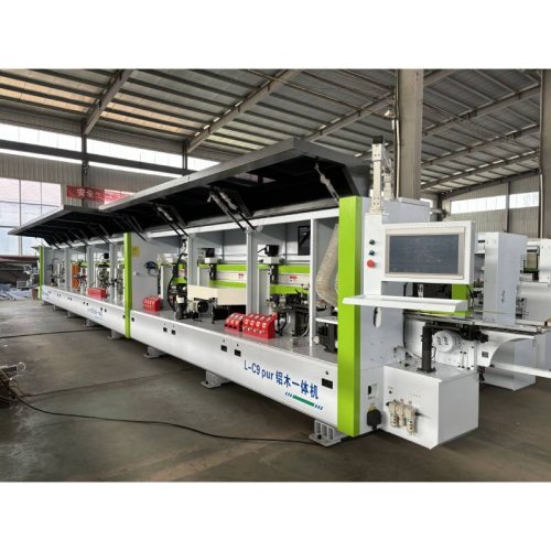 LW-988PUR large automatic edge banding machine aluminum honeycomb board wood board universal aluminum wood integrated machine