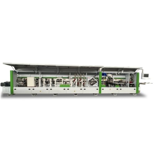LW-868PUR high-speed automatic edge banding machine equipped with magnetic suspension synchronous side hole motor